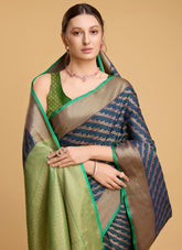 Splendid Blue Colour Saree